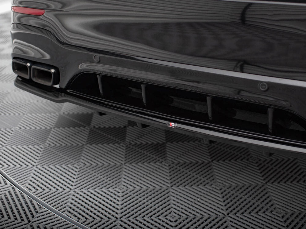 Rear Splitter (Vertical Bars) V.2 Mercedes-AMG GLC 63 SUV X253