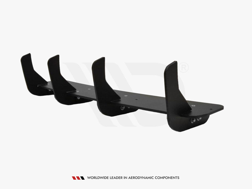 Rear Diffuser &amp; Rear Side Splitters BMW 4 Coupe / Gran Coupe / Cabrio M-Pack F32 / F36 / F33
