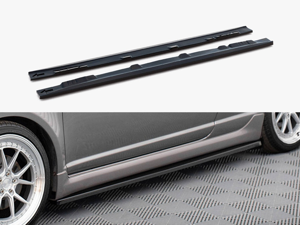 Side Skirts Diffusers Toyota Yaris T-Sport Mk1 Facelift