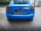 Rear Side Splitters V.2 Audi RS4 Sedan B7 - Carbon Look