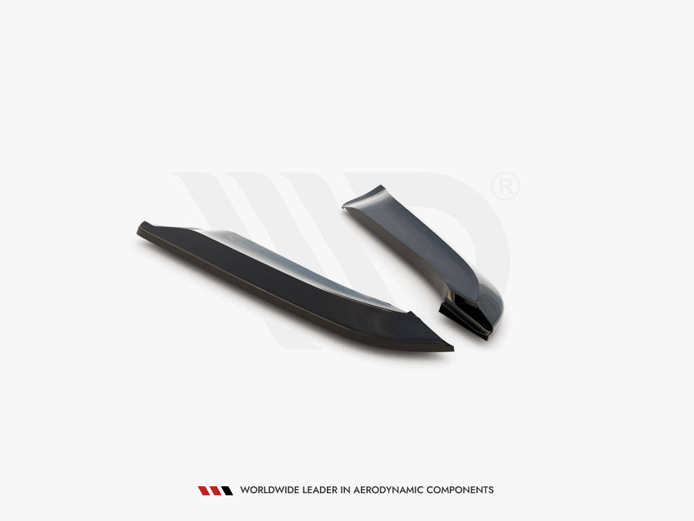 Rear Side Splitters V.2 Audi RS4 Sedan B7 - Carbon Look