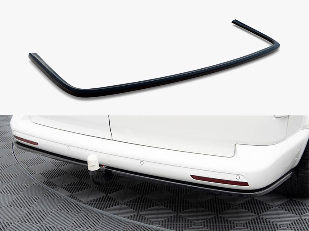 Central Rear Splitter Volkswagen T6 Long Facelift
