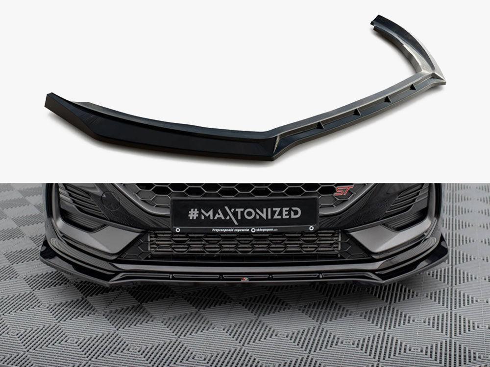 Front Splitter V.4 Ford Fiesta ST / ST-Line Mk8 Facelift
