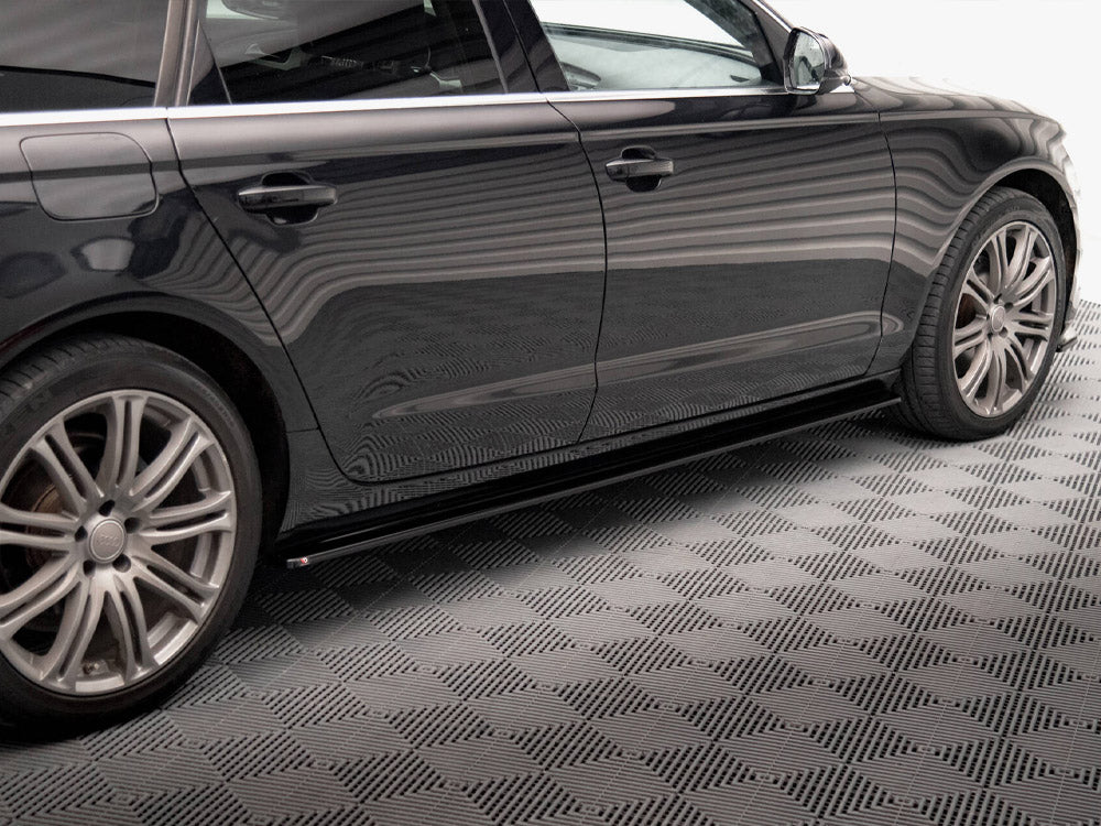 Side Skirts Diffusers V.1 Audi A6 C7