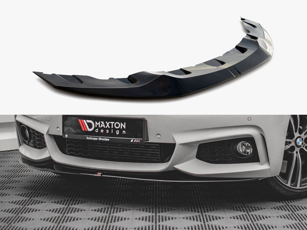 Front Splitter V.2 BMW 4 Coupe / Gran Coupe / Cabrio M-Pack F32 / F36 / F33