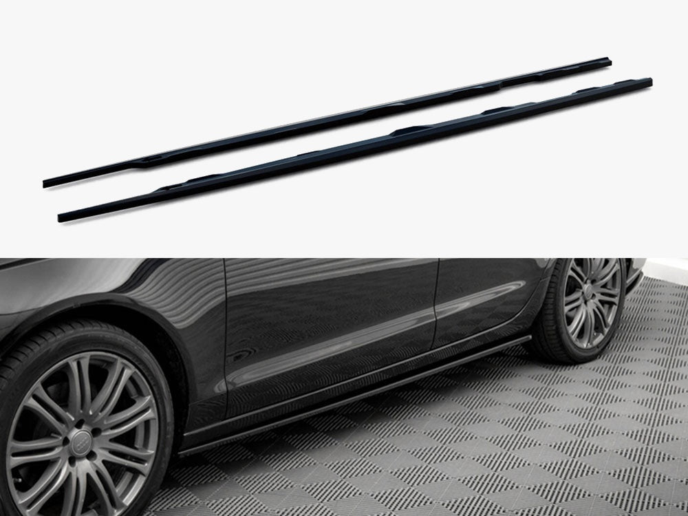 Side Skirts Diffusers V.2 Audi A6 C7