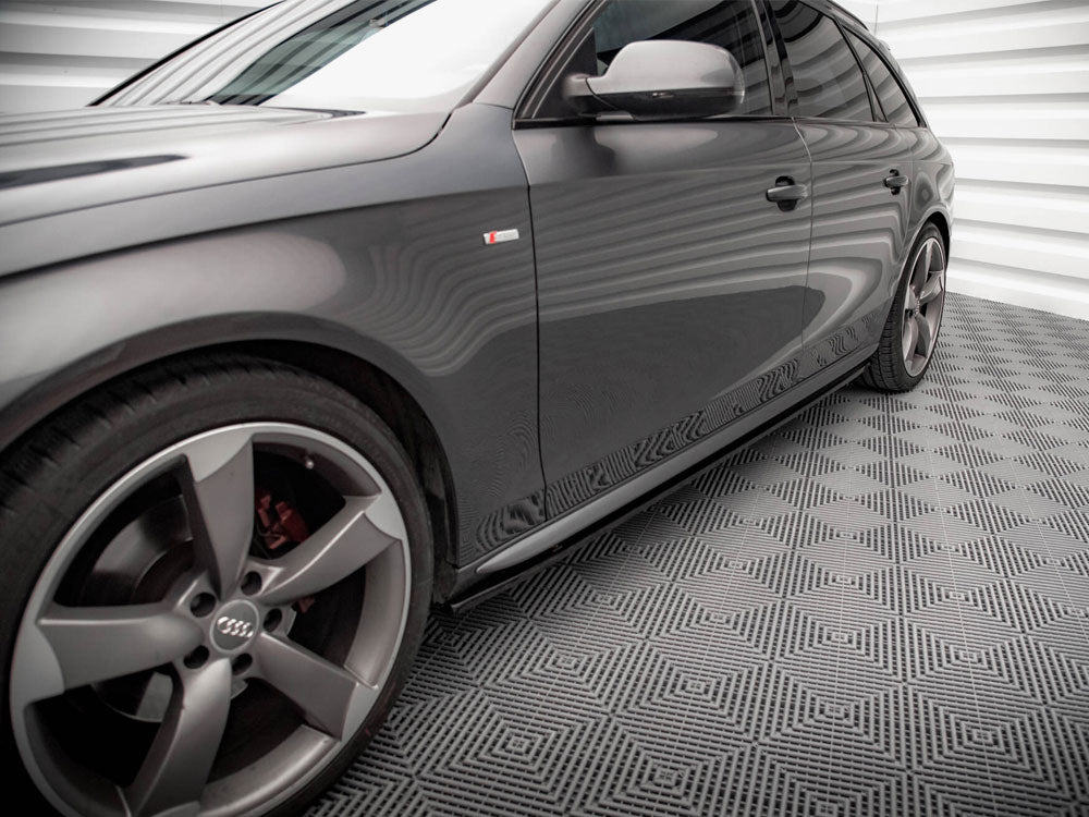 Side Skirts Diffusers V.2 Audi A4 / A4 S-Line / S4 B8
