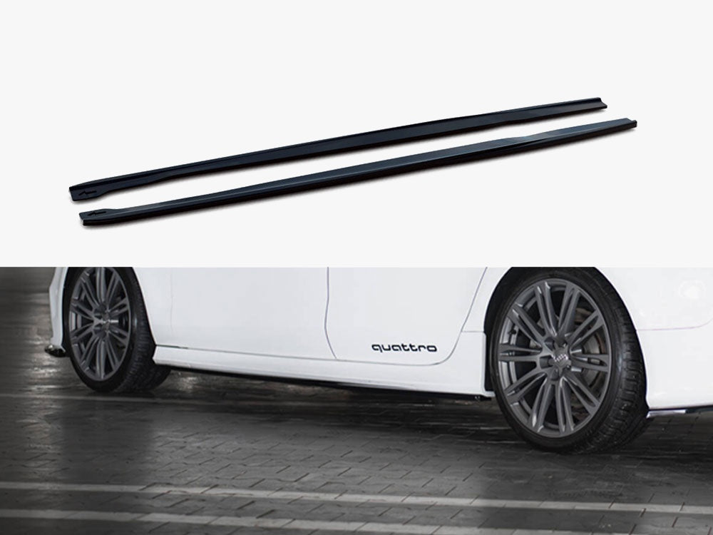 Side Skirts Diffusers V.2 Audi RS7 C7
