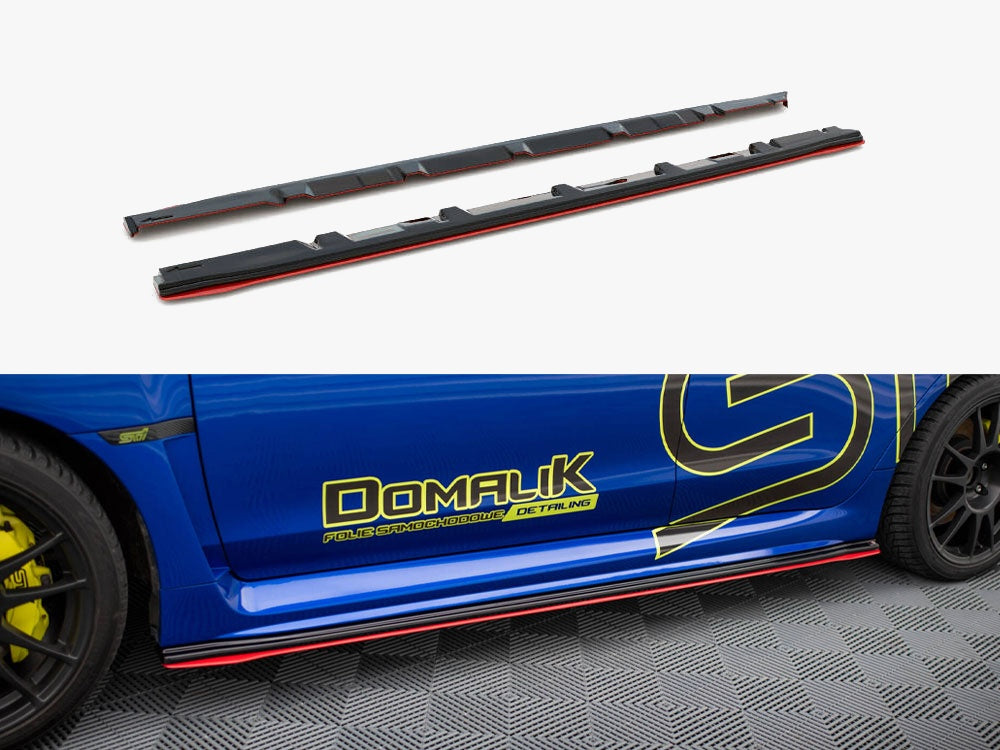 Side Skirts Diffusers V.2 Subaru WRX STI