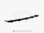 Central Rear Splitter (Vertical Bars) Audi A5 S-Line F5 Coupe / Sportback