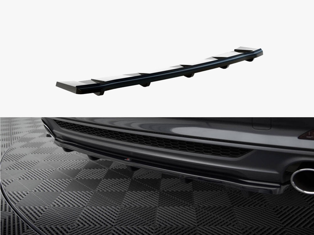 Central Rear Splitter (Vertical Bars) Audi A5 S-Line F5 Coupe / Sportback