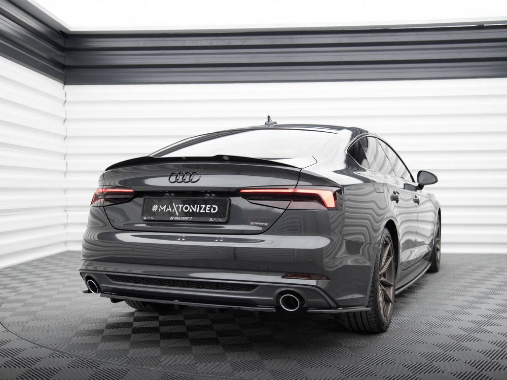 Central Rear Splitter (Vertical Bars) Audi A5 S-Line F5 Coupe / Sportback