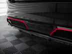 Central Rear Splitter (Vertical Bars) Kia Ceed GT Mk3 Facelift