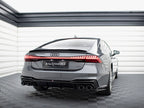 Rear Side Splitters Audi A7 S-Line C8 / S7 C8 / C8 Facelift / S7 Facelift