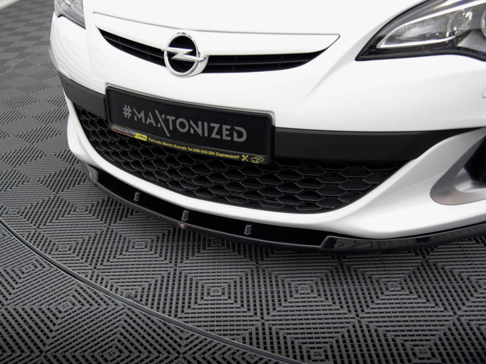Front Splitter Opel Astra J OPC / VXR Nurburg - Carbon Look