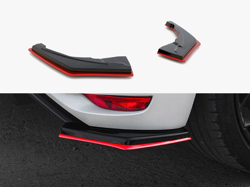 Rear Side Splitters V.2 Renault Megane RS Mk4
