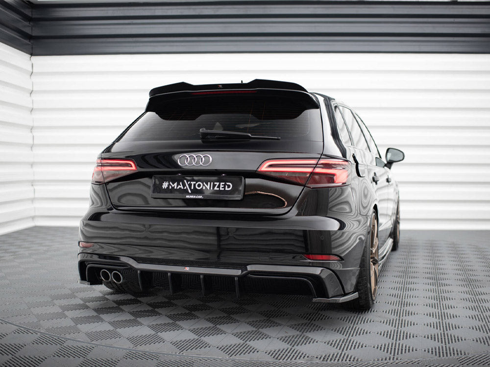 Rear Valance Audi A3 S-Line Sportback 8V Facelift (Version with dual exhausts on one side)