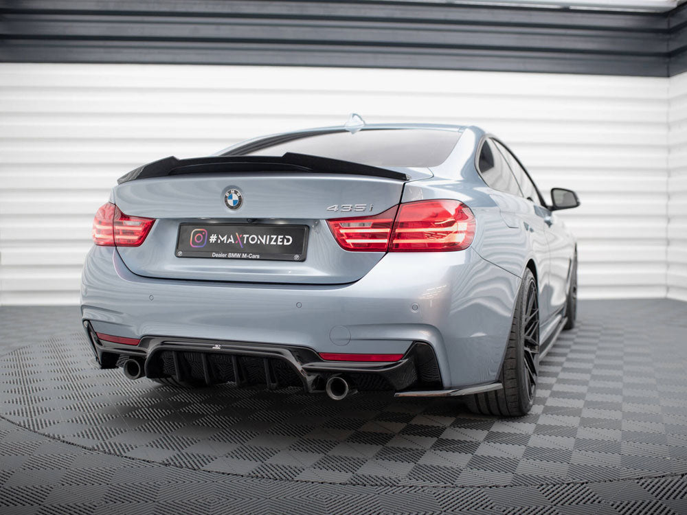 Rear Valance BMW 4 Coupe / Gran Coupe / Cabrio M-Pack F32 / F36 / F33 (Version with single exhausts on both sides)