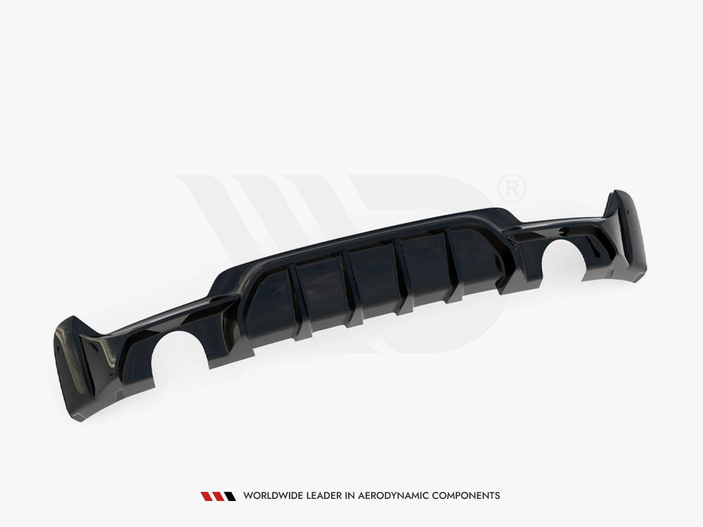 Rear Valance BMW 4 Coupe / Gran Coupe / Cabrio M-Pack F32 / F36 / F33 (Version with single exhausts on both sides)