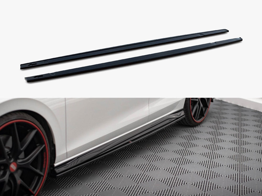 Side Skirts Diffusers V.4 Volkswagen Golf GTI / GTE / GTI Clubsport / GTD/ R-Line Mk8