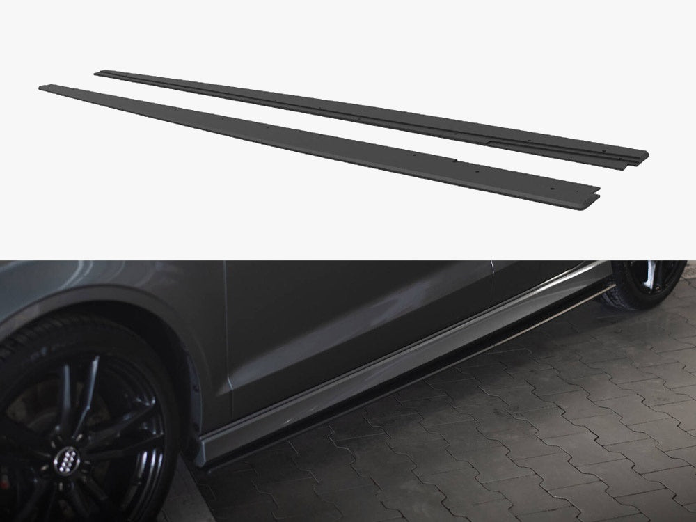 Street PRO Side Skirts Diffusers Audi S3 / A3 S-Line Sedan 8V
