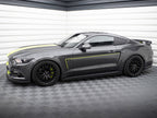 Street PRO Side Skirts Diffusers Ford Mustang GT Mk6 - Black-Red