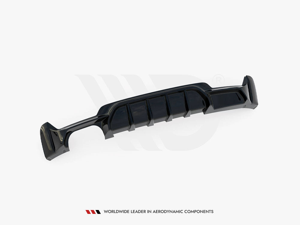 Rear Valance BMW 4 Coupe / Gran Coupe / Cabrio M-Pack F32 / F36 / F33 (Version with exhaust on one side)