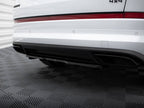 Central Rear Splitter (Vertical Bars) Skoda Kodiaq RS - Carbon Look