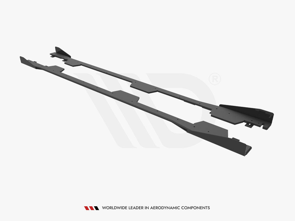 Street PRO Side Skirts Diffusers + Flaps Subaru BRZ Mk1 / Mk1 Facelift