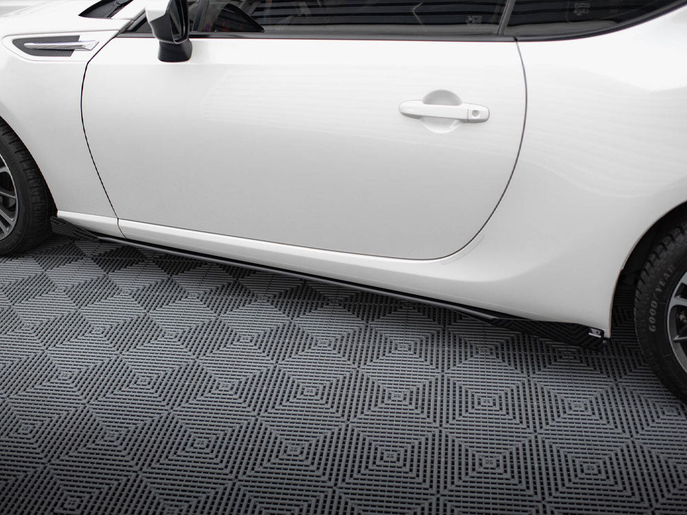 Street PRO Side Skirts Diffusers + Flaps Subaru BRZ Mk1 / Mk1 Facelift