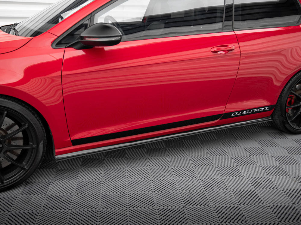 Racing Side Skirts Diffusers VW Golf GTI Mk7 Clubsport