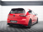 Central Rear Splitter VW Golf GTI Mk7 Clubsport - Textured
