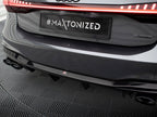 Rear Valance + Exhaust Ends Imitation Audi A7 S-Line C8 / S7 C8 / C8 Facelift / S7 Facelift