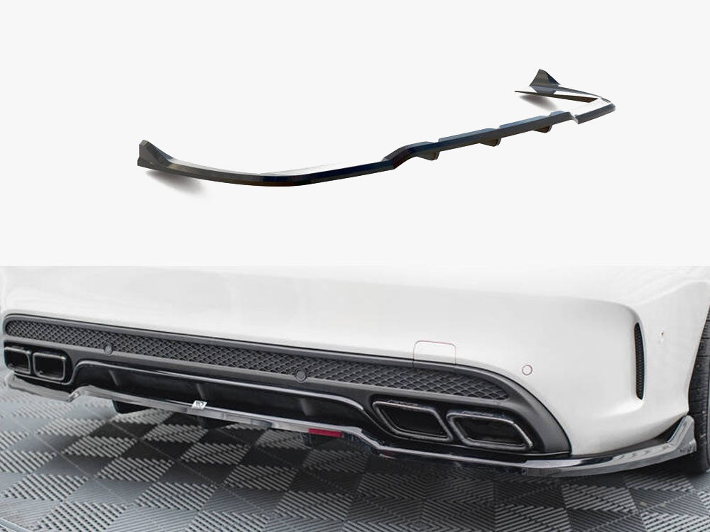 Rear Splitter (Vertical Bars) Mercedes-AMG C63 Sedan / Estate W205 / S205