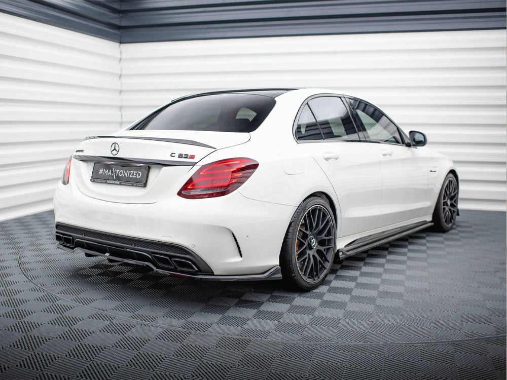 Rear Splitter (Vertical Bars) Mercedes-AMG C63 Sedan / Estate W205 / S205