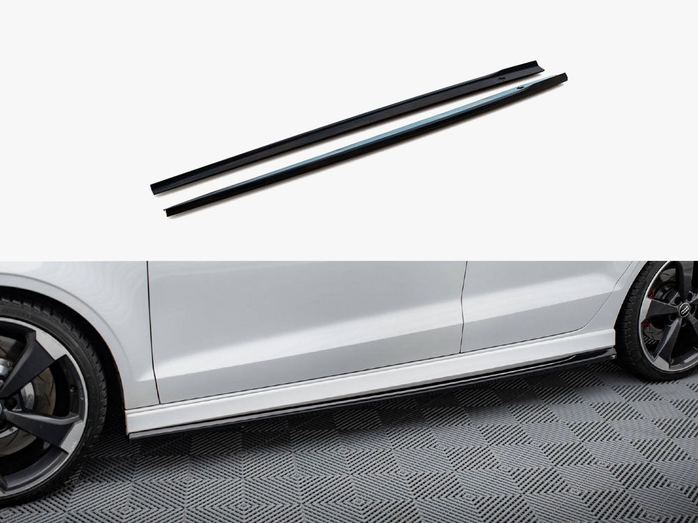 Side Skirts Diffusers V.2 Audi RS3 Sedan 8V Facelift