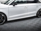 Side Skirts Diffusers V.2 Audi RS3 Sedan 8V Facelift