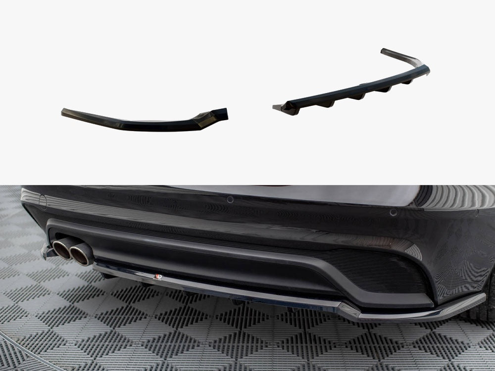 Central Rear Splitter (Vertical Bars) Jaguar XE X760 Facelift