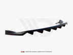 Rear Splitter (Vertical Bars) Tesla Model X Mk1 Facelift