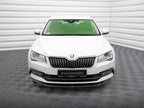 Front Splitter V.1 Skoda Superb Mk3 - Textured