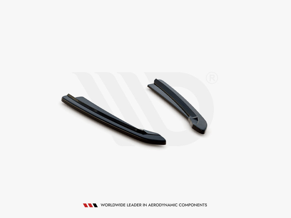 Rear Side Splitters Skoda Superb Mk3 Hatchback / Estate - Textured