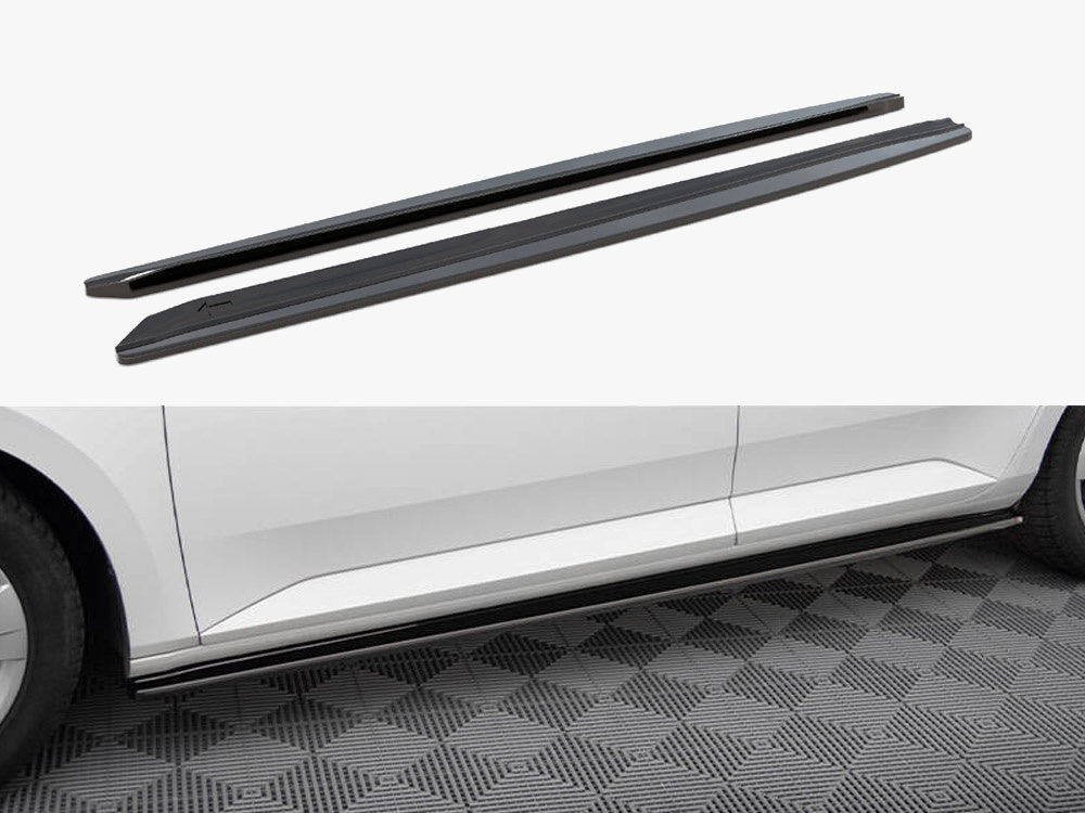 Side Skirts Diffusers Skoda Superb Mk3 - Textured