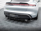 Rear Splitter (Vertical Bars) Porsche Taycan / Taycan 4 / Taycan 4S / Taycan GTS Mk1
