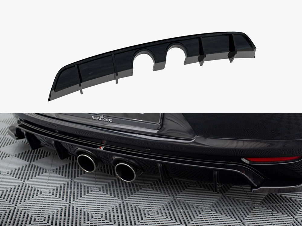 Rear Valance V.2 Volkswagen Scirocco Mk3 (R32 Exhaust)