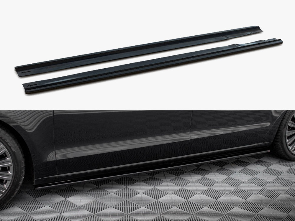 Side Skirts Diffusers Audi A8 Long D4