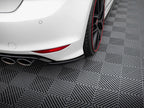Rear Side Splitters V.1 VW Golf R / R-Line Mk7 - Carbon Look