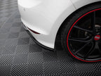 Rear Side Splitters V.1 VW Golf R / R-Line Mk7 - Carbon Look