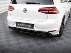 Central Rear Splitter (Vertical Bars) VW Golf R Mk7