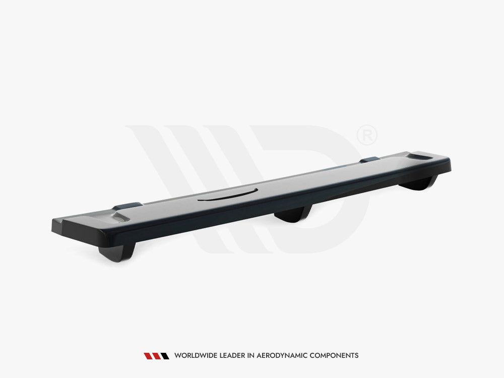 Central Rear Splitter (Vertical Bars) VW Golf R Mk7 - Carbon Look
