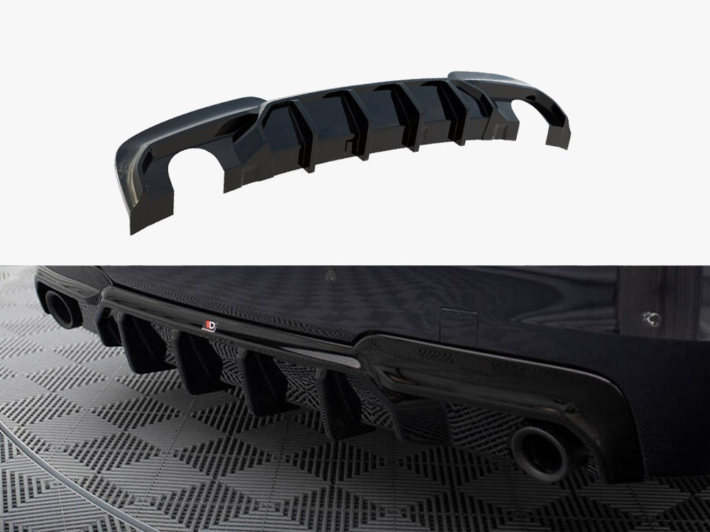 Rear Valance V.2 BMW 5 M-Pack F10 / F11 (Version with two single exhausts)